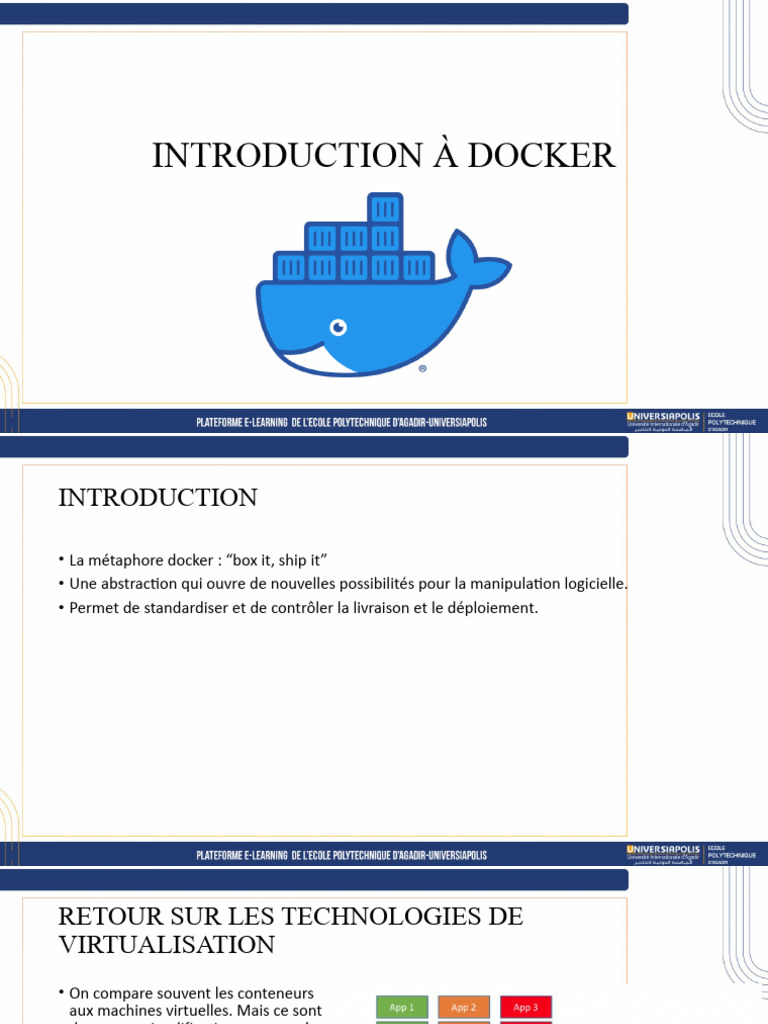 Introduction à Docker et conteneurs | PDF | Virtualisation | Machine ...