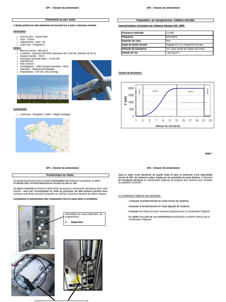Analyse du multiplicateur éolien G90 PDF Énergie éolienne Éolienne — free download