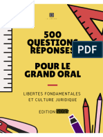 500 Questions Grand Oral CRFPA