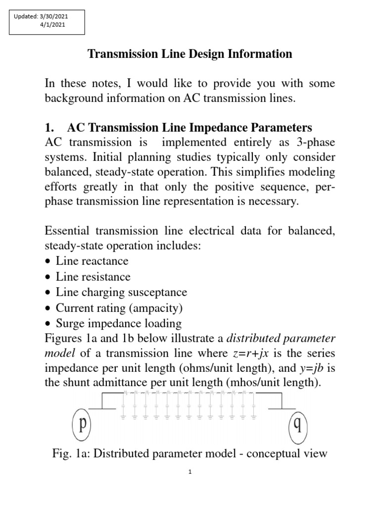 AC Transmission Line Design Overview | PDF