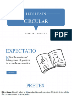 Let'S Learn: Circular Permutation