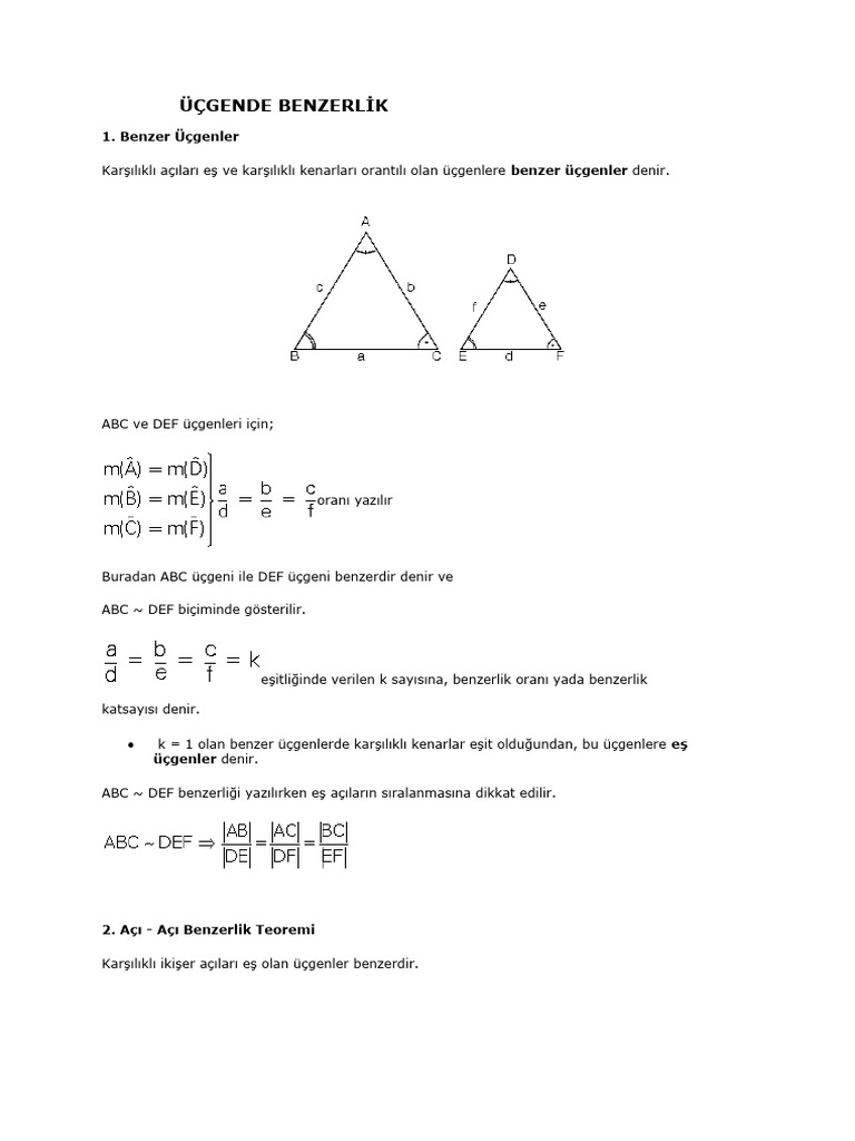 Ders Notları 7 | PDF