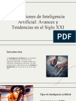 Aplicaciones de Inteligencia Artificial Avances y Tendencias en El Siglo Xxi