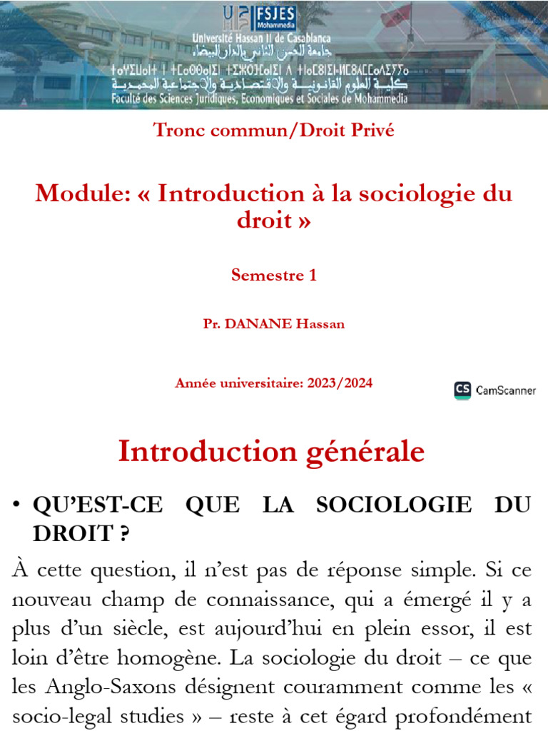 Introduction à la sociologie du droit | PDF | Platon | Sociologie