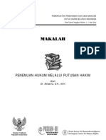 Download Penemuan Hukum Melalui Putusan Hakim by Ismail Monod Sugardo SN70947937 doc pdf