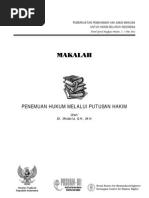 Download Penemuan Hukum Melalui Putusan Hakim by Ismail Monod Sugardo SN70947937 doc pdf