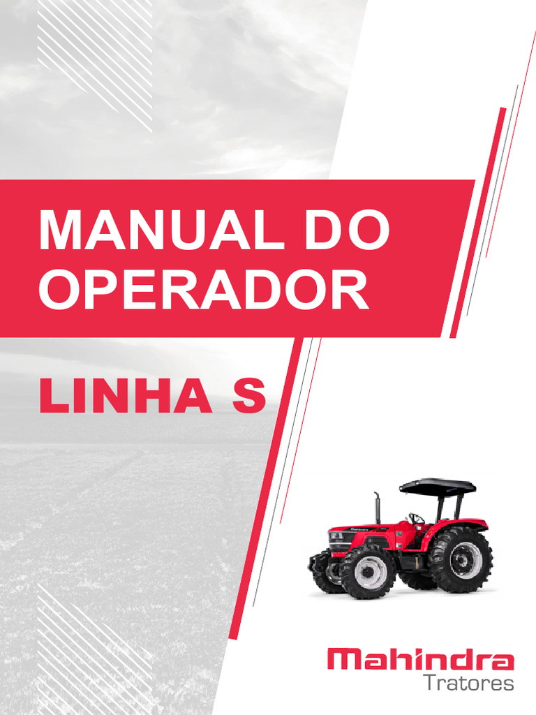 Manual Operador S8000 9500 Prova 01B | PDF | Trator | Motores