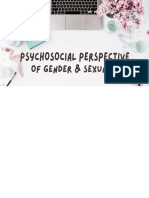 Chapter 3.1 - Psychosocal Perspective On Gender and Sexuality