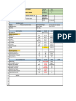 Data For Control Valve Design