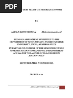 Download Impact of Debt Relief on Nigerian Economy by akpaj SN70948738 doc pdf