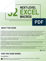 52 Next Level Excel Macros