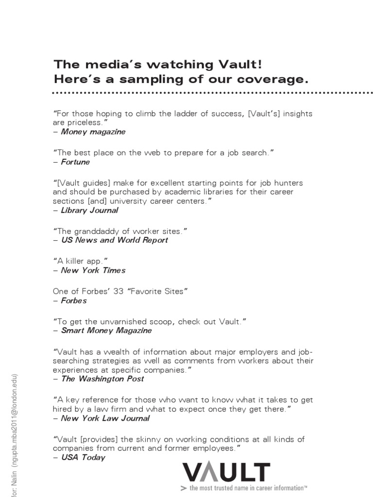 Vault Guide For Hedge Fund | PDF | Option (Finance) | Hedge (Finance)