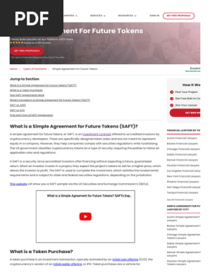 Simple Agreement For Future Tokens_ What Are They_