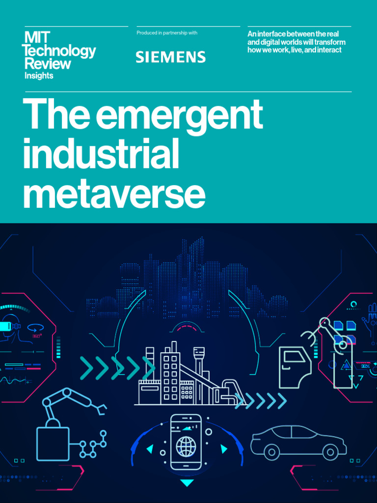 The Emergent Industrial Metaverse Pdf Simulation Artificial