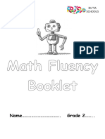 Math Booklet Fluency - G2