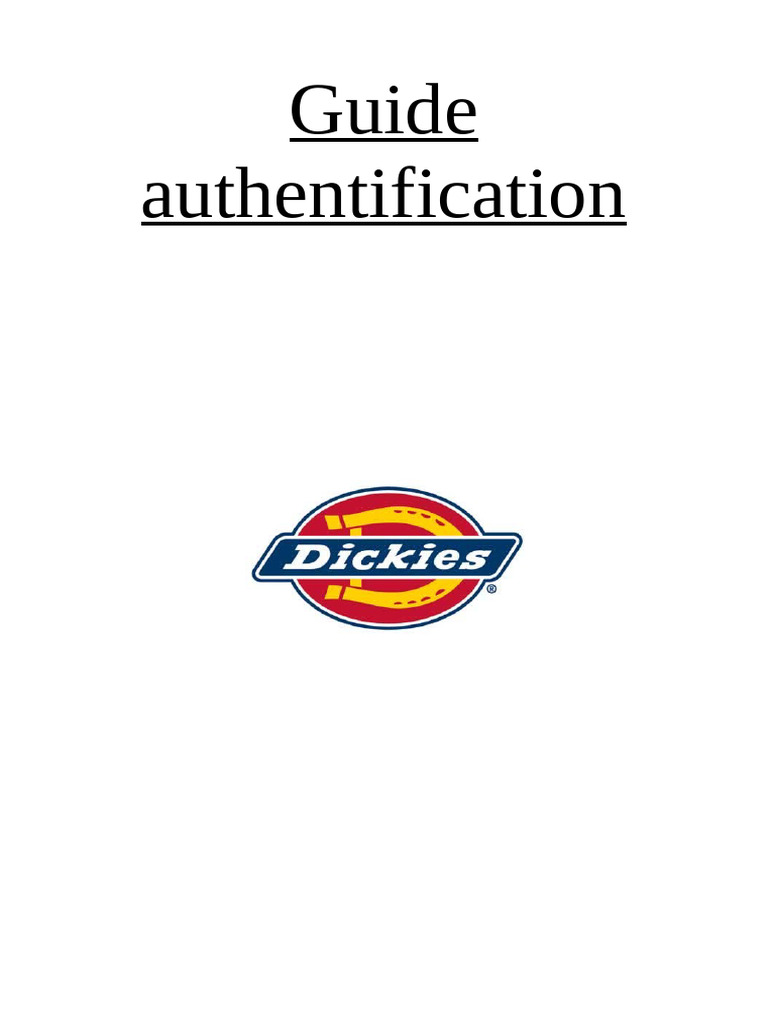 Dickies | PDF