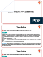 Wave Optics 4M Questions