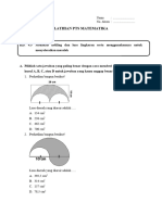 Latihan PTS Matematika 2021