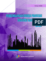 Perkembangan Indeks Produksi Industri Manufaktur 2021