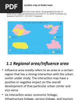 Location Map of Ambo Town