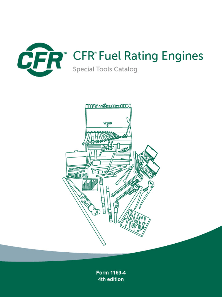 Инструменты Cfr | PDF | Piston | Valve