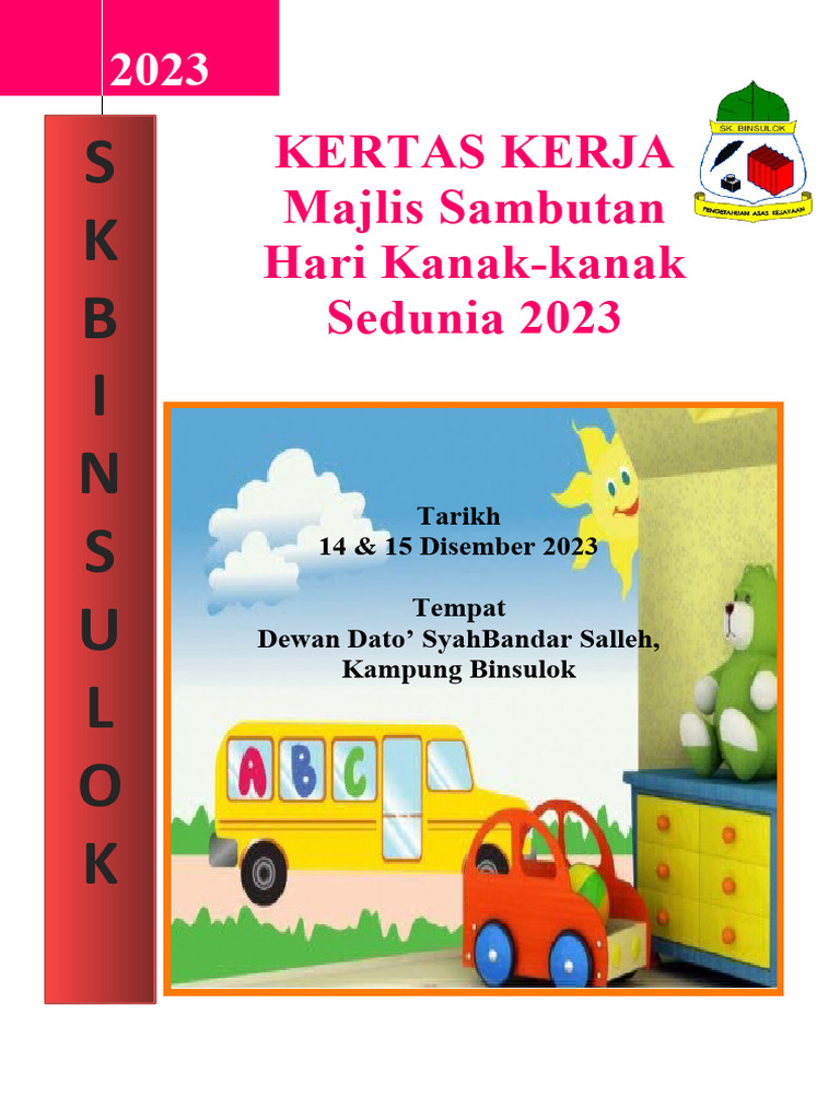 Kertas - Kerja - Hari - Kanak 2023 | PDF