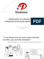 Habilidades de Comunicação e Formação Da Relação Médico-Paciente