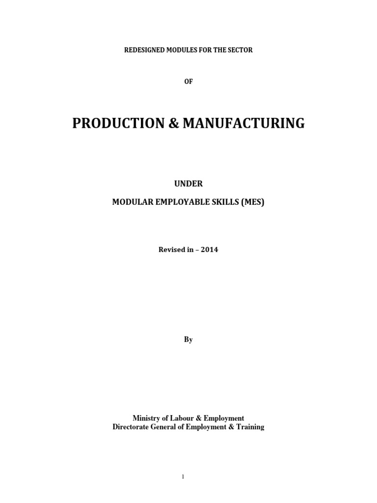 Milling Module for Manufacturing Skills | PDF | Numerical Control ...