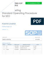 IC Digital Marketing SOP Template Example - PDF