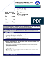 Modul Ajar Kurikulum Merdeka 2022 Bahasa Indonesia SD Kelas 4