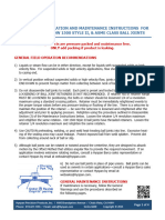 Hyspan Installation & Maintenance Instructions Type N Style II, OW 1500 Style II, ASME Class