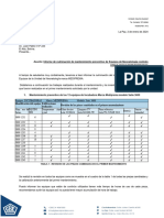 Informe de Cumlinacion de Mantenimiento y Cambio de Repuestos - 055117