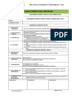 Especificaciones Tecnicas Equipamiento Tipo I