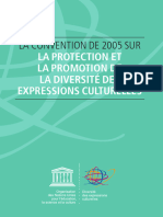 La Convention de 2005 Sur: La Protection Et La Promotion de La Diversité Des Expressions Culturelles