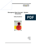 Emergency Stop Concept - System Streamline (Safety Guidelines)