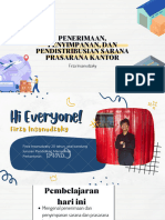 Penerimaan, Penyimpanan, Dan Pendistribusian Sarana Prasarana Kantor