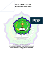 Modul Praktikum Geografi Tumbuhan: Pemerintah Provinsi Bengkulu