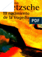 Nietzsche El Nacimiento de La Tragedia