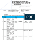 Surat Permohonan Tender Ulang TTD