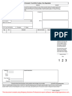 Inland Bill of Lading