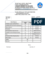 Laporan Hasil Penilaian Tengah Semester