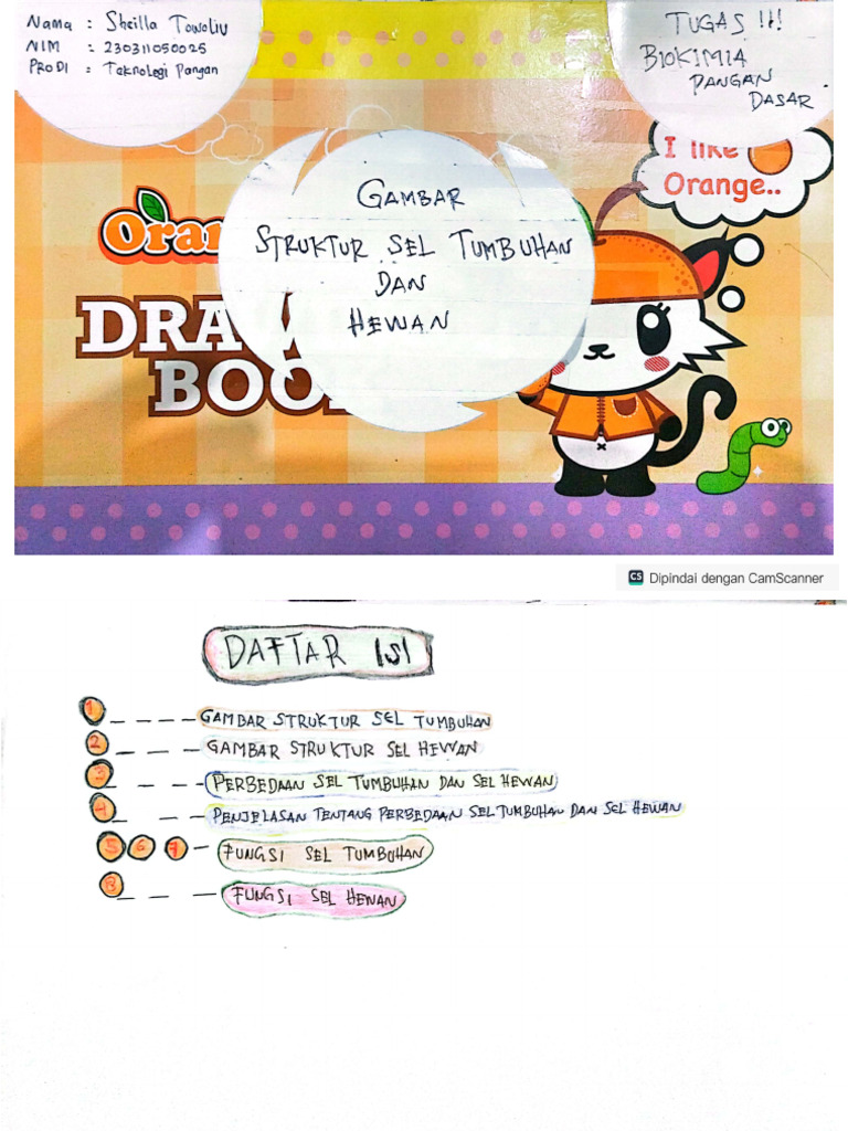 Gambar Sel Tumbuhan Dan Sel Hewan | PDF