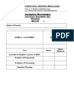 Case - Assignment-4 - Mid - Strategic Capacity Planning