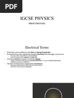 6 IGCSE-Mains Electricity