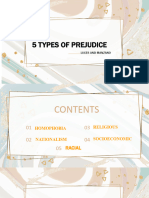 5 Types of Prejudices