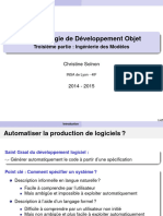 Méthodologie de Développement Objet: Troisième Partie: Ingénierie Des Modèles