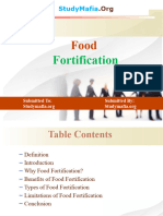 Food Fortification