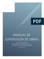 Manual de Supervisión de Obras