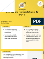 Diversity and Representation in TV (Part 1) : Língua Inglesa