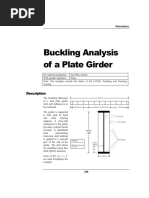 Buckling Analysis of Plate Girders